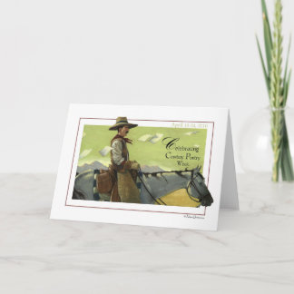 Cowboy Poetry Week Kaart