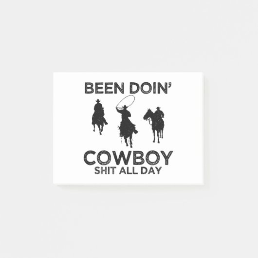 cowboy post-it® notes (Voorkant)