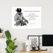 COWBOY: POSTER VAN PENCIL (Thuiskantoor)