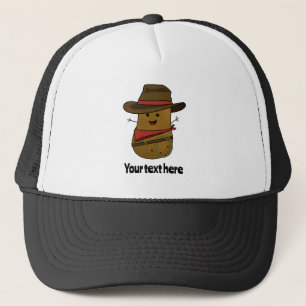 Cowboy Potato - Gepersonaliseerd Trucker Pet