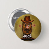 Cowboy Potato Ronde Button 5,7 Cm (Voorkant /achterkant)