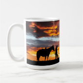 Cowboy Prayer Café Mug (Gauche)