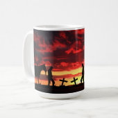 Cowboy Prayer Café Mug (Devant gauche)