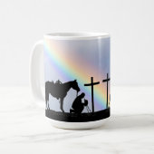 Cowboy Prayer Café Mug (Devant gauche)