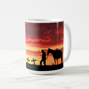 Cowboy Prayer Café Mug