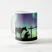 Cowboy Prayer Café Mug (Devant gauche)