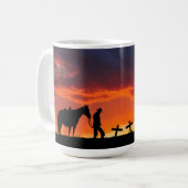 Cowboy Prayer Café Mug (Devant gauche)