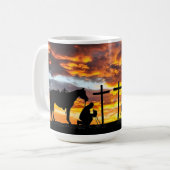 Cowboy Prayer Café Mug (Devant gauche)