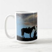 Cowboy Prayer Café Mug (Gauche)
