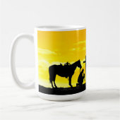 Cowboy Prayer Café Mug (Gauche)