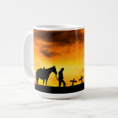 Cowboy Prayer Café Mug (Devant gauche)