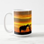 Cowboy Prayer Café Mug (Gauche)