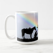 Cowboy Prayer Coffee Mok (Links)