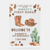 COWBOY première fête d'anniversaire (Recto)