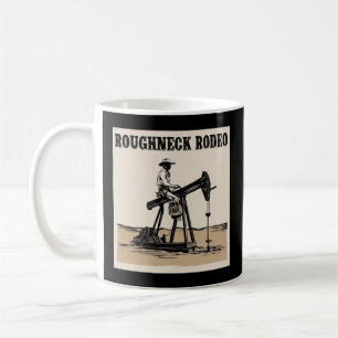 Cowboy Pump Jack Rodeo Design, Western Olieveld Koffiemok