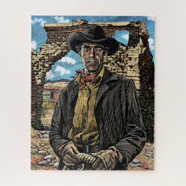 Cowboy Puzzle Legpuzzel