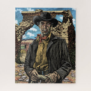 Cowboy Puzzle Legpuzzel