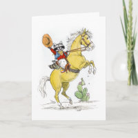 Cowboy Raccoon Happy Birthday!
