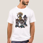 Cowboy Raccoon T-shirt (Voorkant)