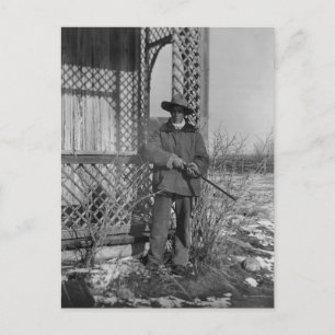 Cowboy Rancher of Canadese Outlaw van het Oude Wes Briefkaart