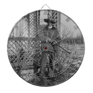 Cowboy Rancher of Canadese Outlaw van het Oude Wes Dartbord