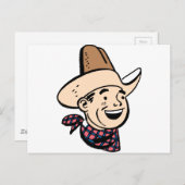 cowboy ranger briefkaart (Voorkant / Achterkant)