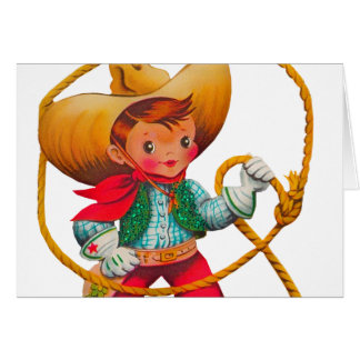 Cowboy Retro Boy Child Cute Western