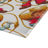 Cowboy Retro Boy Child Cute Western Snijplank (Hoek)