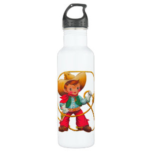 Cowboy Retro Boy Child Cute Western Waterfles