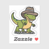 Cowboy Rex Sticker (Vel)