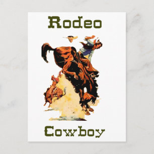 Cowboy Rodeo Briefkaart