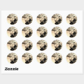 Cowboy Rodeo Ronde Sticker (Vel)