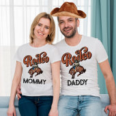 Cowboy Rodeo verjaardagsfeestje Ouders Matching T-shirt
