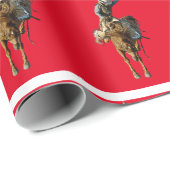 Cowboy Rodeo - Western stijlverlooppapier Cadeaupapier (Rol Hoek)