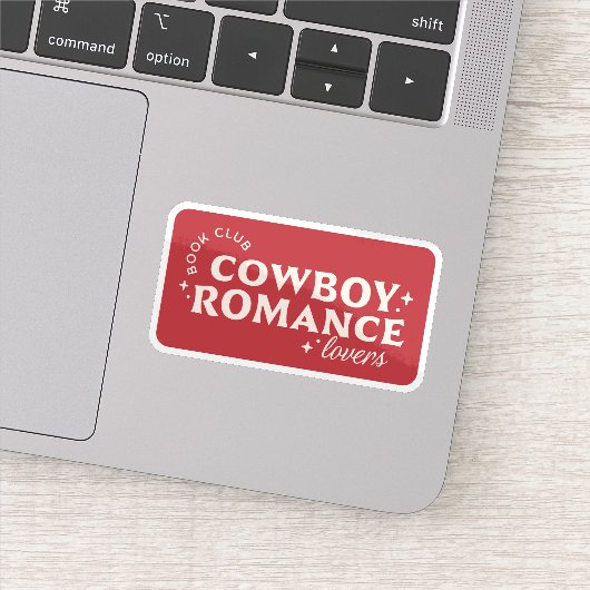 Cowboy romance boeken esthetisch sticker (Detail)