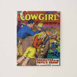 Cowboy-Romancen Legpuzzel