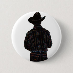 cowboy ronde button 5,7 cm
