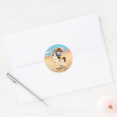 Cowboy Ronde Sticker (Envelop)