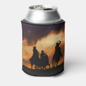 Cowboy Roping in de Sunset Blikjeskoeler (Blikje Achterkant)
