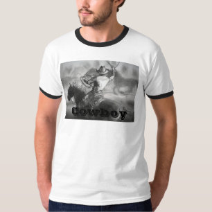 Cowboy Roping le T-shirt des hommes de chevaux