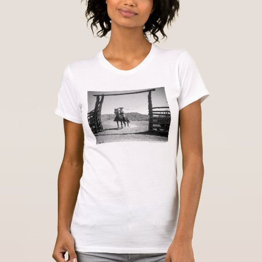 Cowboy roping t-shirt (Voorkant)