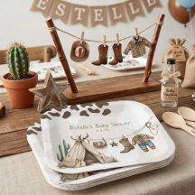 Cowboy rustieke elegante westerse woestijn baby sh