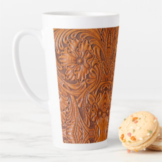 Cowboy Rustieke westerne land gereedschappen leder Latte Mok