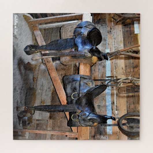 Cowboy Saddles Legpuzzel (Horizontaal)