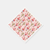 Cowboy Santa Claus Western Christmas Servet (Hoek)