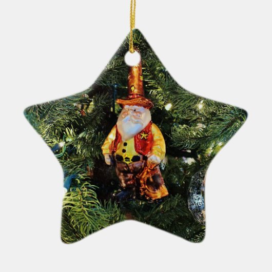 Cowboy Santa Ornament (Voorkant)