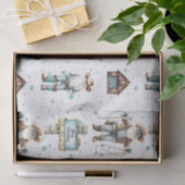 Cowboy Santa Tissuepapier (Geschenk)