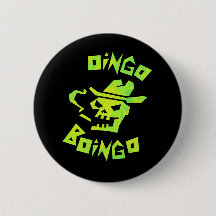 Cowboy-schedel Oingo Boingo-badge