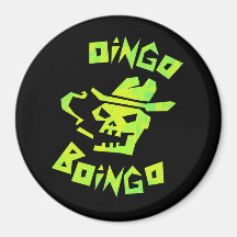 Cowboy schedel oingo boingo magneet