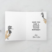 Cowboy Seahorse Verjaardag Kaart (Binnen)
